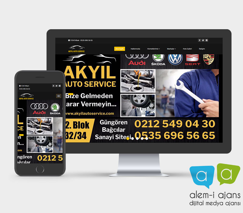 Akyıl Auto Service Web Tasarım
