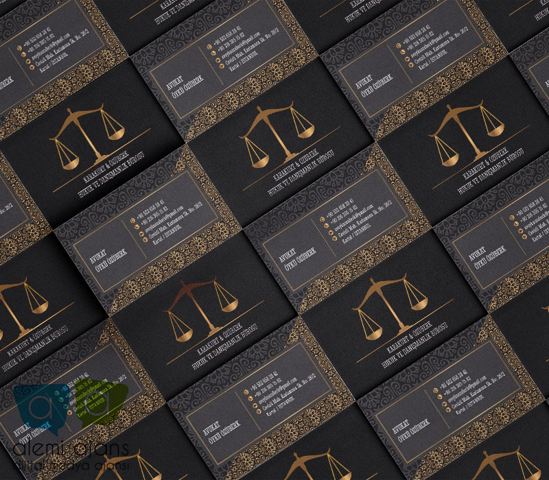Karakurt & Özberk Hukuk Bürosu - Kartvizit Tasarımı